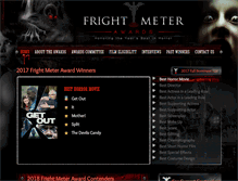 Tablet Screenshot of frightmeterawards.com